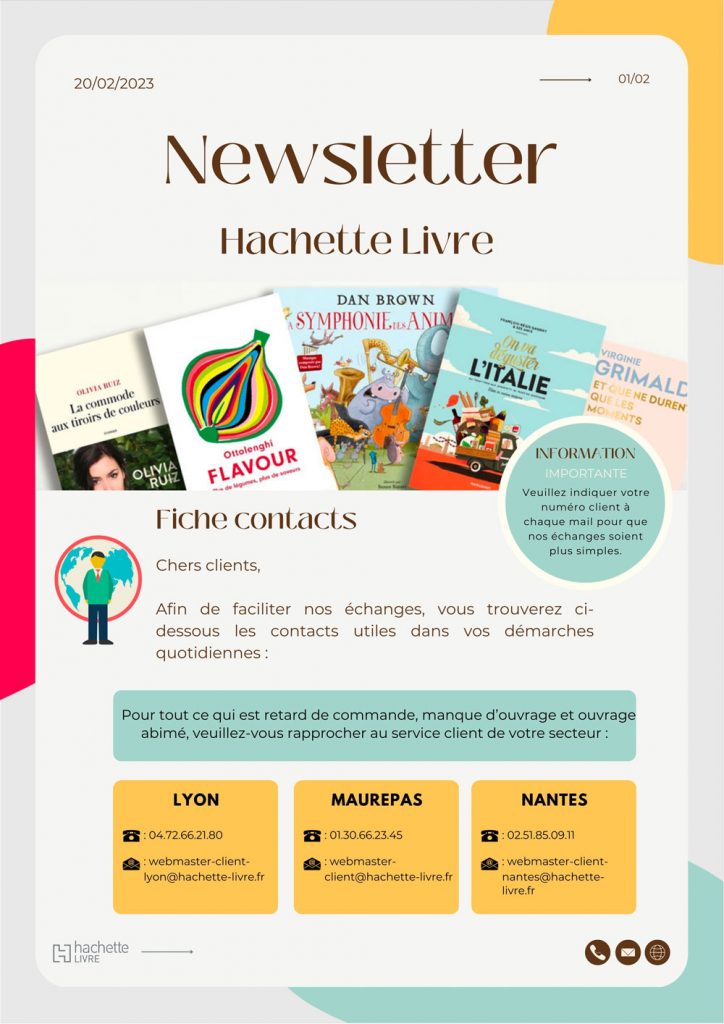 image newsletter HACHETTE LIVRE