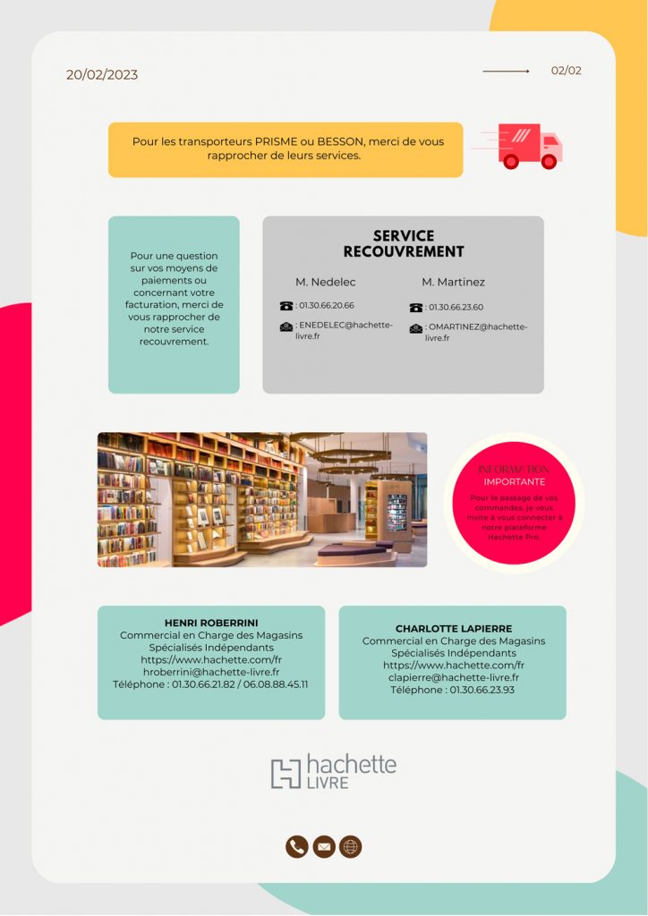 2 newsletter HACHETTE LIVRE